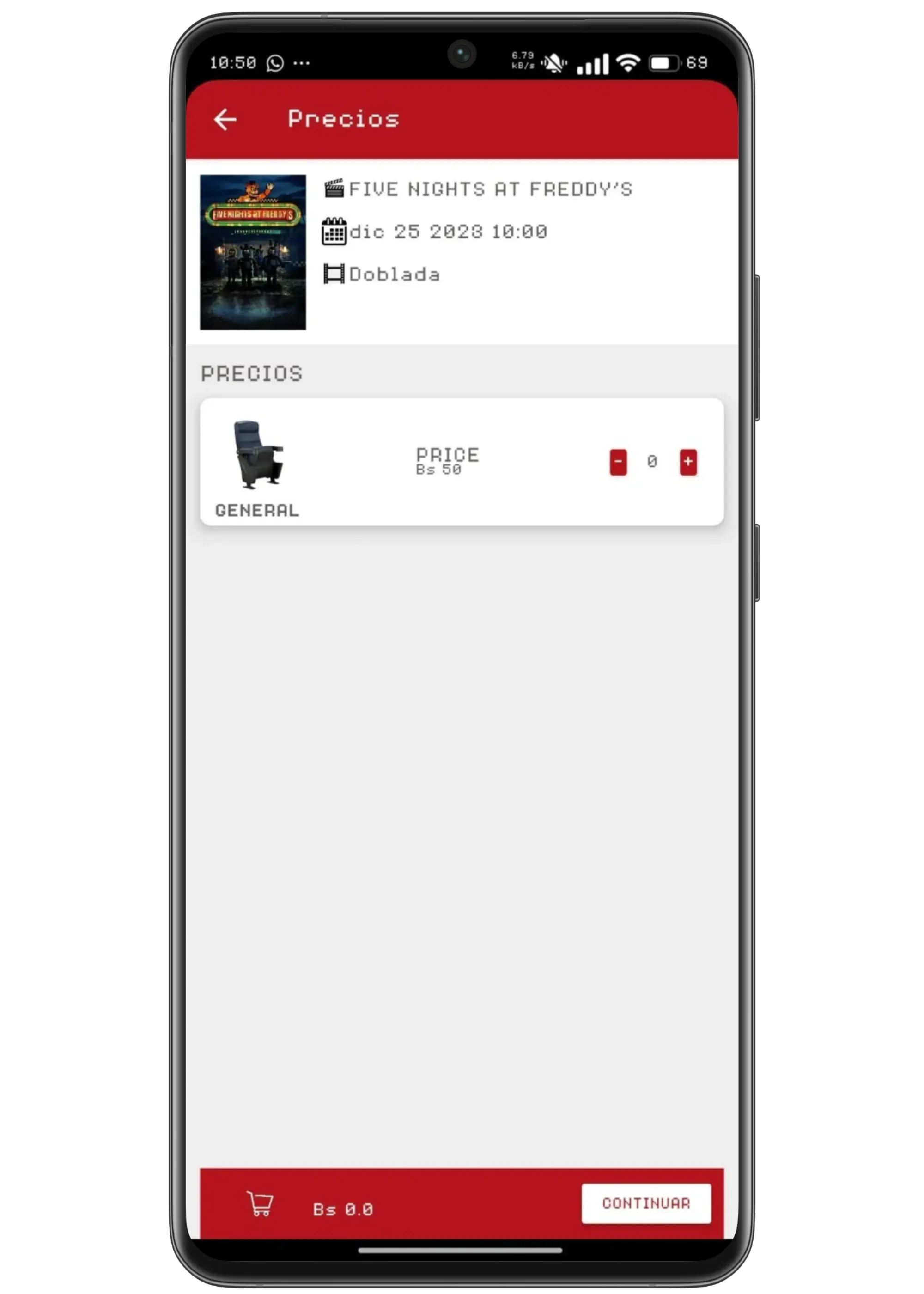 Cinema Ticketing App screenshot 2