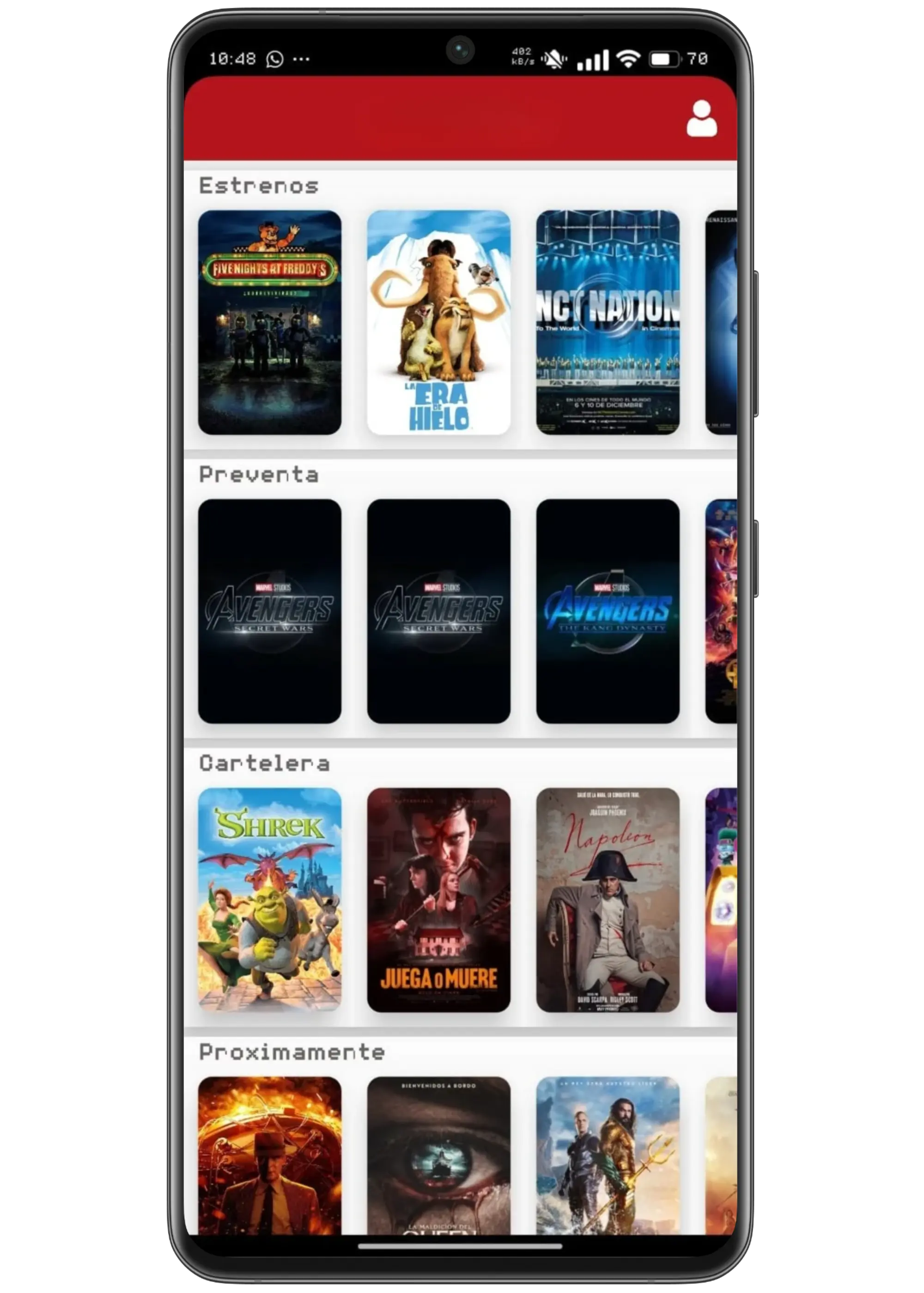Cinema Ticketing App screenshot 1